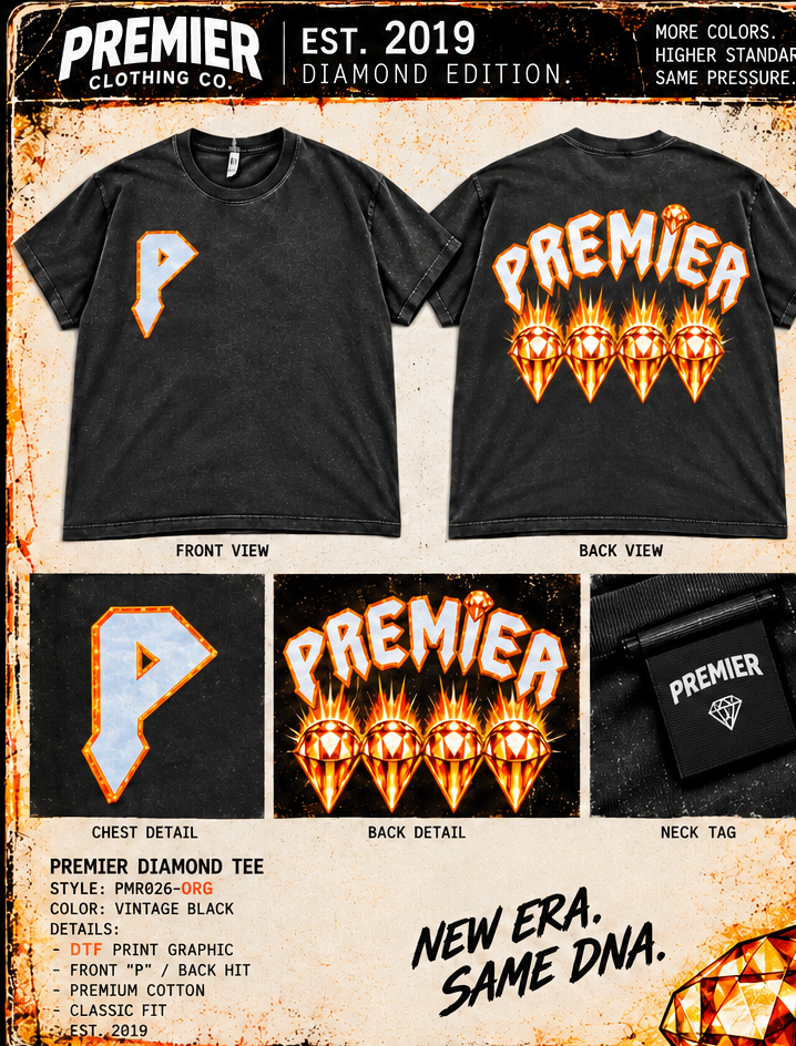 (REVAMPED) OG Premier tee (ORANGE)
