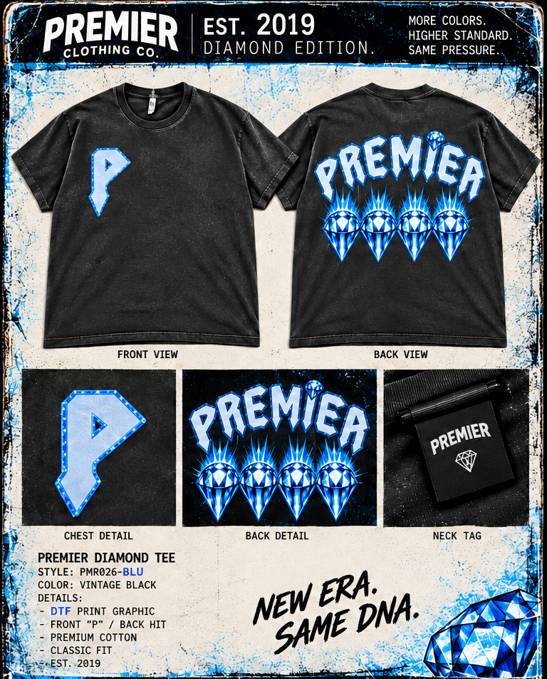 (REVAMPED) OG Premier tee (BLUE)