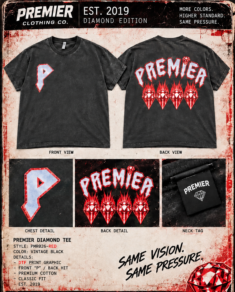 (REVAMPED) OG Premier tee (RED)